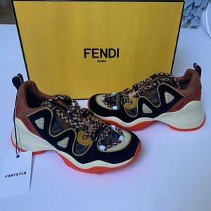 FENDI FFLUID MULTICOLOR SNEAKERS
